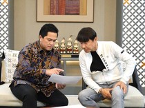 Erick Thohir soal Kontrak Shin Tae-Yong: Nanti Kita Lihat Kalau Hasilnya Bagus