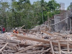 Penampakan Before After Rumah Sumber Ledakan Petasan Dahsyat di Blitar
