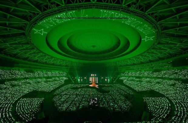 Foto kondisi suasana konser.