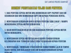 Banyak Bule Kecelakaan, Polres Gianyar Sebar Imbauan untuk Rental Motor Banyak Bule Kecelakaan, Polres Gianyar Sebar Imbauan untuk Rental Motor