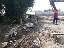 DPU Boyolali Cek Proyek Gudang Minimarket yang Diprotes Makan Jalan