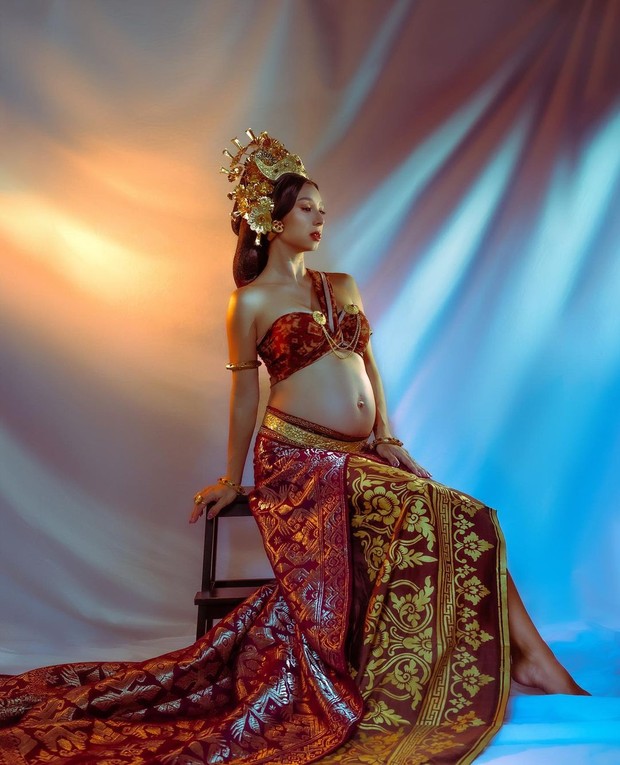 Jennifer Bachdim maternity photoshoot anak keempat