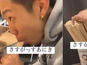 Jorok! Pria Ini Mengulum Sumpit di Resto dan Menaruhnya Lagi Jorok! Pria Ini Mengulum Sumpit di Resto dan Menaruhnya Lagi