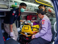 Terungkap, Penyebab Tandu Kapolda Jambi Berputar saat Evakuasi