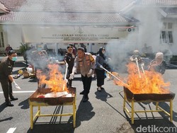 Sabu 3 Kg Senilai Rp 3 Miliar Dimusnahkan di Kejari Kota Kediri