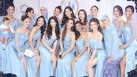 Foto: Puteri Indonesia Lintas Generasi Jadi Bridesmaid di Resepsi Ayu Maulida