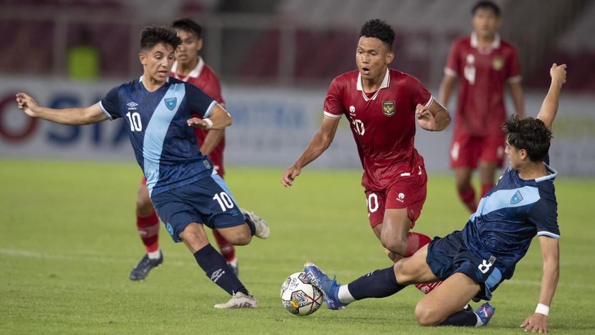 Indonesia U-20 takluk 0-1 di tangan Guatemala U-20. Foto: ANTARA FOTO/WAHYU PUTRO A