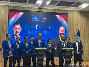 AHY Kenang Perjuangan SBY dan Surya Paloh Demi Regenerasi