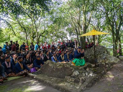 Antusias Warga Sleman Ikut Upacara Labuhan Merapi