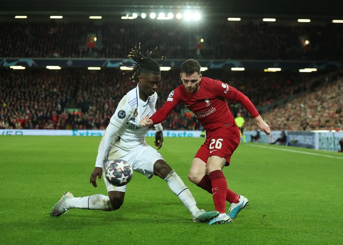 Real Madrid membuktikan sebagai tim berkelas di Liga Champions. Sudah tertinggal dua gol, Los Blancos akhirnya bisa menang 5-2. Liverpool vs Real Madrid berlangsung di Anfield dalam leg pertama 16 besar Liga Champions, Rabu (22/2/2023) dini hari WIB.