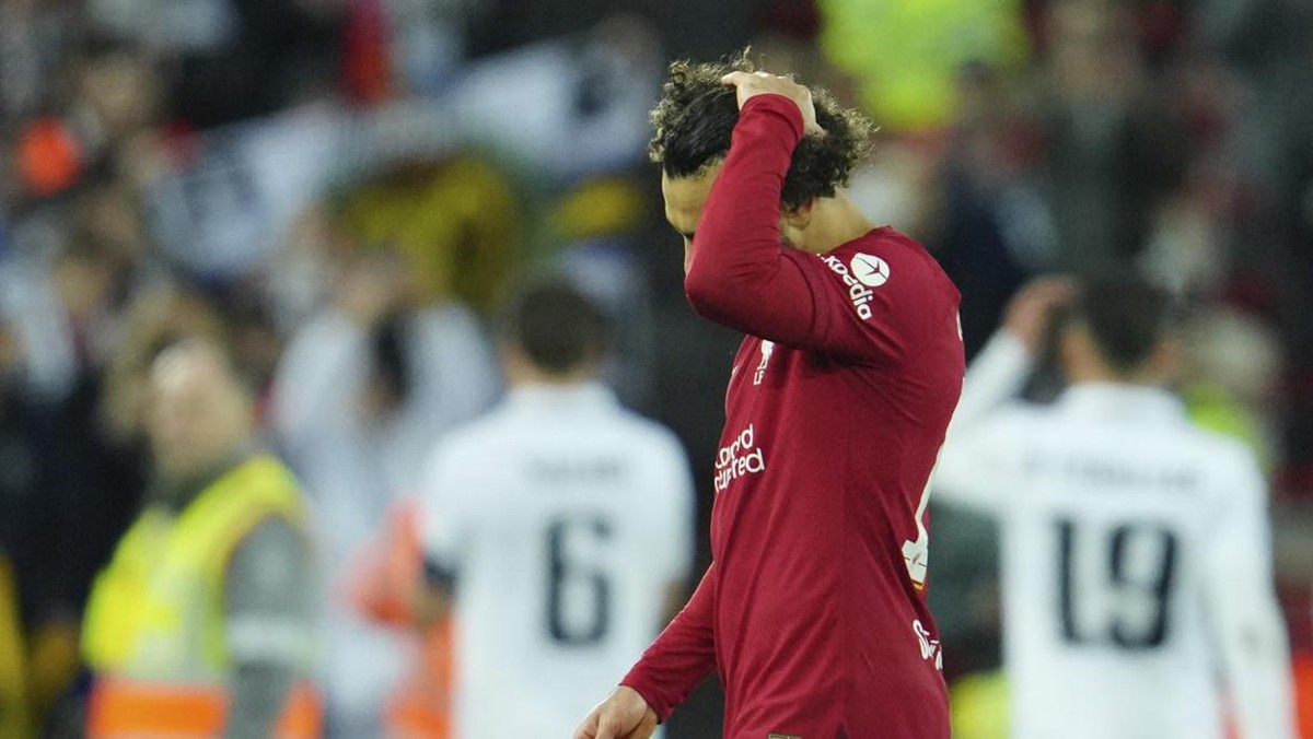 Liverpool takluk 2-5 di Anfield oleh Real Madrid. (Foto: AP/Jon Super)