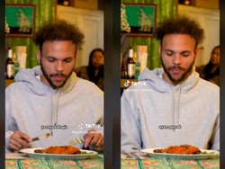 Pertama Kali Cicip Ayam Geprek Super Pedas, Begini Reaksi Pesepak Bola Martin Braithwaite