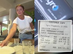 Rezeki Nomplok! Pelayan Ini Dapat Tip Rp 72 Juta dari Pelanggan Resto