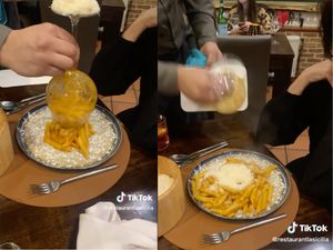 Sajikan Pasta Pakai Gelas Wine, Resto Ini Jadi Perbincangan Sajikan Pasta Pakai Gelas Wine, Resto Ini Jadi Perbincangan