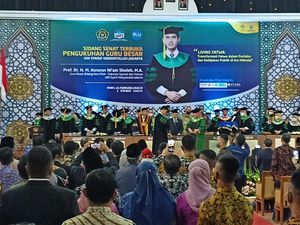 Wapres Maruf Hadiri Pengukuhan Asrorun Niam Jadi Guru Besar UIN Jakarta