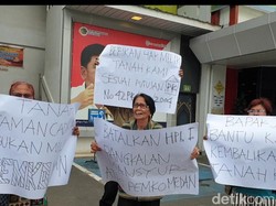 Tanah di Taman Cadika Diklaim Pemkot Medan, Warga Demo BPN