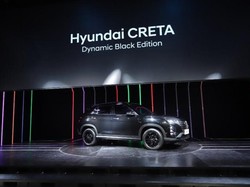 Versi Baru Hyundai CRETA Tampil Gagah di IIMS, Berbalut Bodi Hitam!