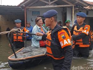Merata! Banjir Rendam Ratusan Rumah di Kota-Kabupaten Pekalongan