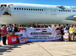 Bantuan Kemanusiaan RI untuk Korban Gempa Suriah Tiba di Damaskus