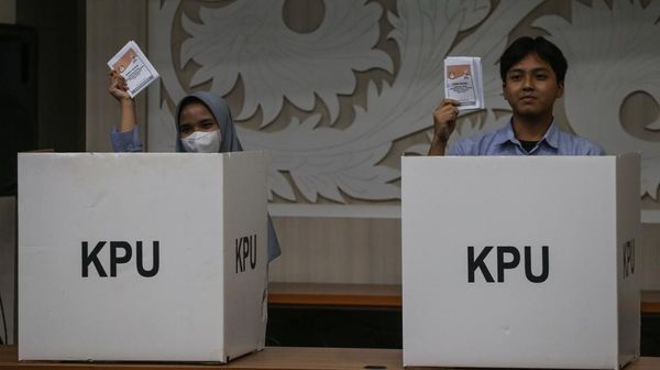 KPU Gelar Simulasi Pemilu 2024 untuk Siswa dan Guru