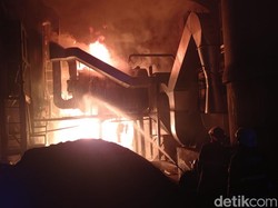 Pabrik Tekstil di Bandung Kebakaran gegara Korsleting Listrik