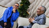 Momen Zulhas Ngobrol Santai dengan Din Syamsuddin