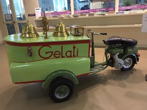 Ada Gerobak dan Mesin Es Jadul di Museum Gelato Carpigiani