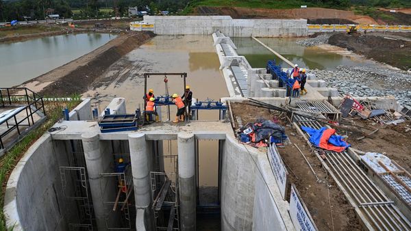 Progres Terkini Intake Sepaku untuk Suplai Air Baku IKN