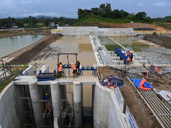 Progres Terkini Intake Sepaku untuk Suplai Air Baku IKN