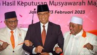 Senyum Lebar Anies Baswedan Didukung PKS Jadi Capres 2024