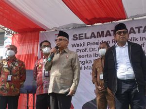 Pesan Wapres Usai Beri Bantuan ke 70 Anak Putus Sekolah di Mamuju