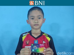 Arka dan Ahsan ke 16 Besar Tunggal Usia Dini Putra BNI Sirnas B Sulsel