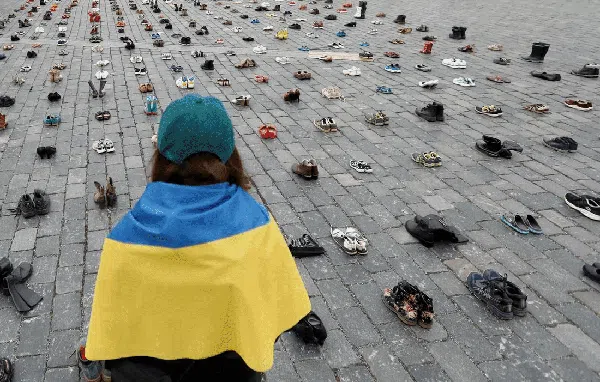 Bingkai Sepekan: Potret Setahun Invasi Rusia ke Ukraina