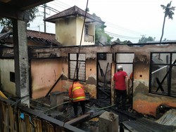 Gudang Granit di Lovina Terbakar, Kerugian Capai Rp 100 Juta