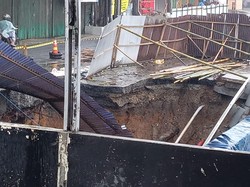 Jembatan Cikereteg Bogor Amblas, Polisi Berlakukan Buka Tutup