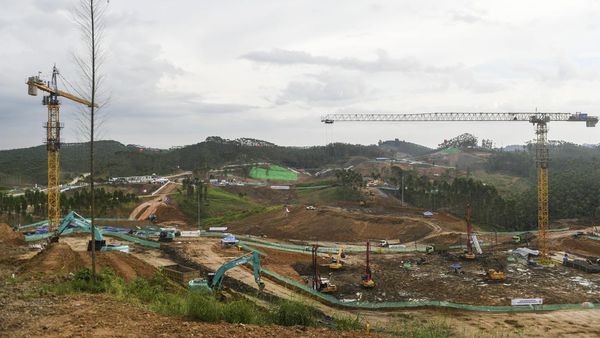 Pembangunan Istana Kepresidenan di IKN Dikebut, Begini Potret Terbarunya!