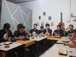 Relawan Ganjar di Medan Bagikan Ilmu Wirausaha dan Cara Buat Kopi