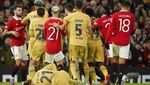 Ribut-ribut di Laga MU Vs Barcelona