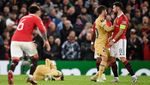 Ribut-ribut di Laga MU Vs Barcelona