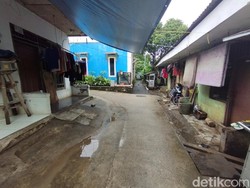 Hujan Mereda, Permukiman Kembangan Utara Surut dari Banjir