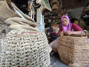 Joss! Kerajinan Serat Alam Buatan Warga Kulon Progo Ini Tembus Pasar Eropa