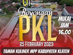 Ramaikan Lur! Boyongan PKL Masjid Raya ke MPP Klaten Sore Ini