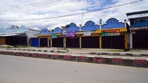 Jalan Yos Sudarso Wamena Kosong Melompong Pascakerusuhan