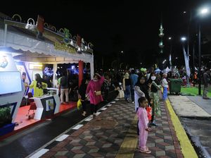Pekan Raya Kota Tangerang Tetap Dipadati Pengunjung Meski Diguyur Hujan