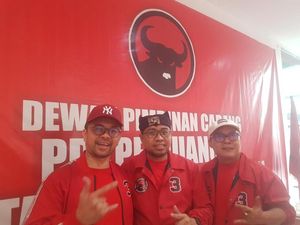 MenPAN-RB Lepas Ribuan Kader PDIP Ikuti Jalan Sehat di Tangsel