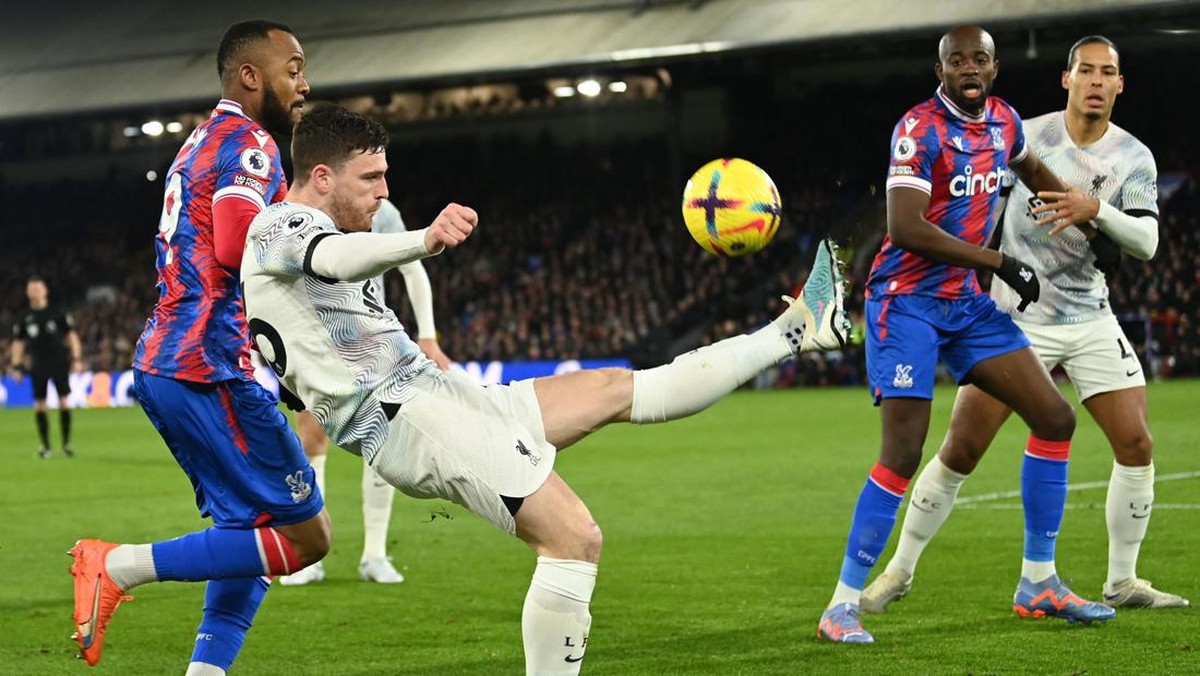 Crystal Palace vs Liverpool masih 0-0 di babak pertama (Foto: AFP via Getty Images/GLYN KIRK)