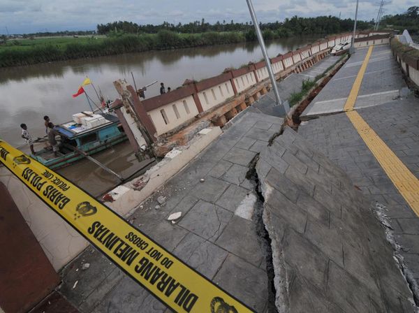 Objek Wisata Kota Tua Bengkulu Amblas, Begini Penampakannya: