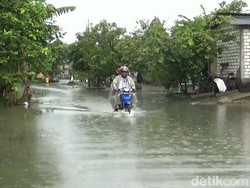 Sungai Silugonggo Pati Banjir Lagi, 3 Desa Terendam