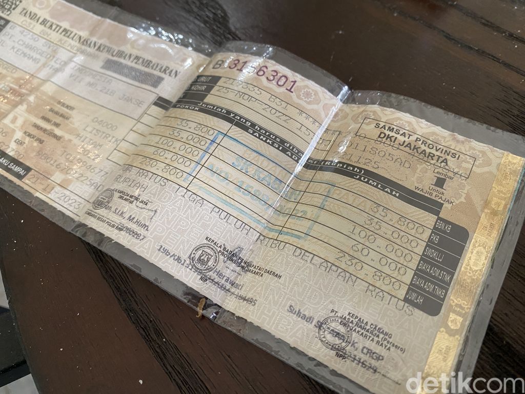 STNK Motor Listrik Charged Indonesia