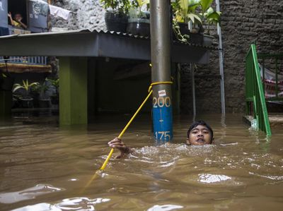 Curah Hujan Tinggi, Permukiman di Tiga Kelurahan Jakarta Kebanjiran